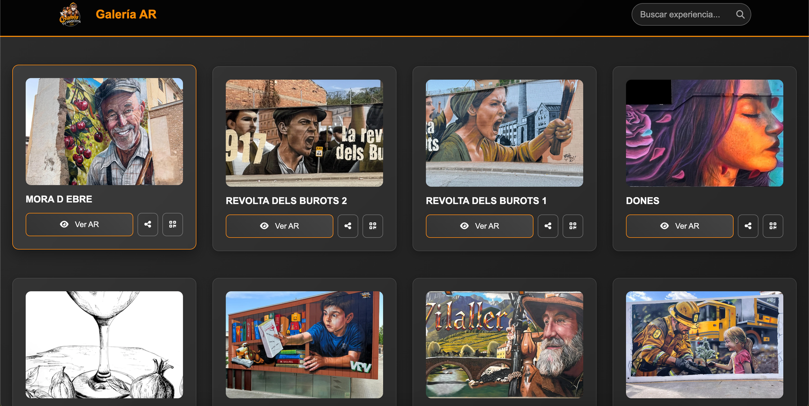 Galeria de videos AR